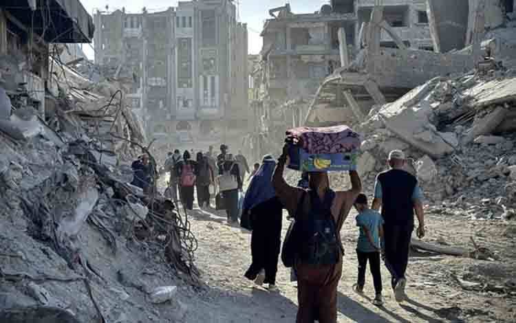 Seratusan Warga Gaza yang Mengungsi di Sekolah Tewas Diserang Israel