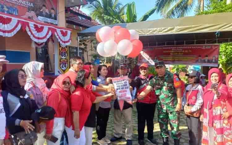 Rangkaian kegiatan deklarasi anti perundungan yang digelar di Korwil Pendidikan Kecamatan Selat, Sabtu, 10 Agustus 2024. (FOTO: IST)
