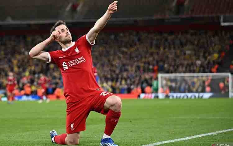 Diogo Jota Sebut Golnya ke Gawang Sevilla Salah Satu yang Terbaik