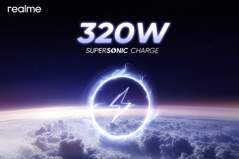 realme Luncurkan Teknologi Pengisian Daya 320W Tercepat Dunia