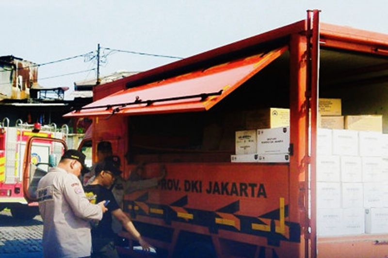 BPBD DKI Jakarta Bantu Korban Kebakaran di Manggarai, Tebet