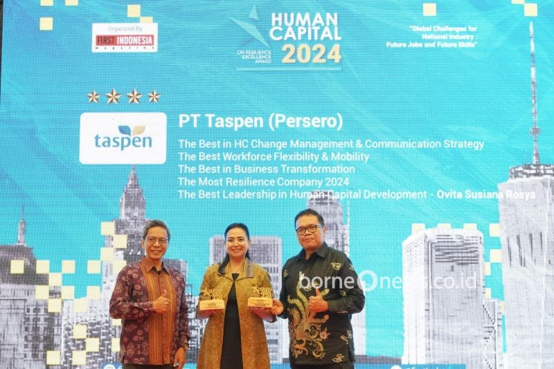 TASPEN Raih Lima Penghargaan di HCREA 2024 untuk Pengembangan SDM