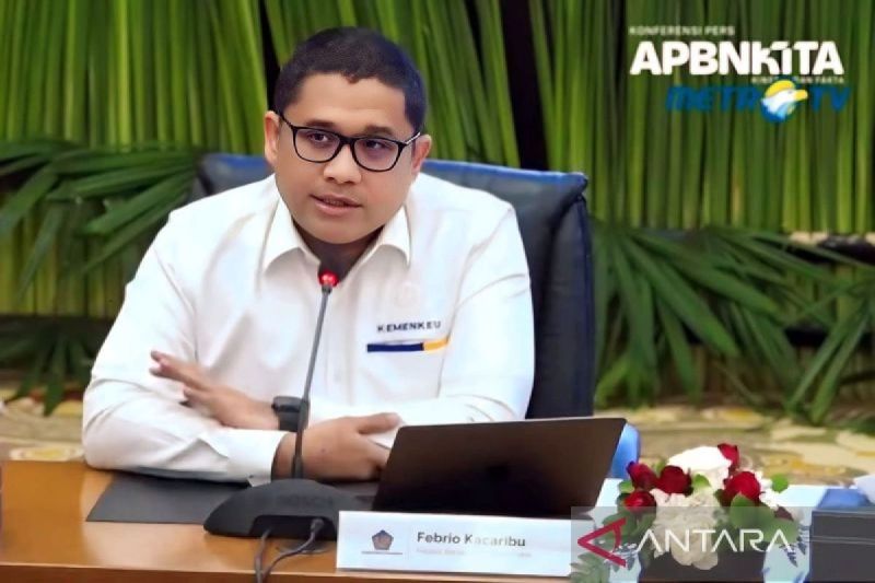 Tangkapan layar - Kepala Badan Kebijakan Fiskal (BKF) Febrio Kacaribu. ANTARA/Youtube APBN Kita/pri.