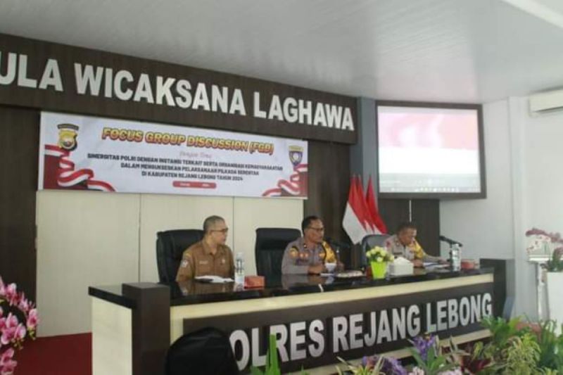 Pengamanan Pilkada Serentak 2024 Di Rejang Lebong Diperkuat 350 Personel