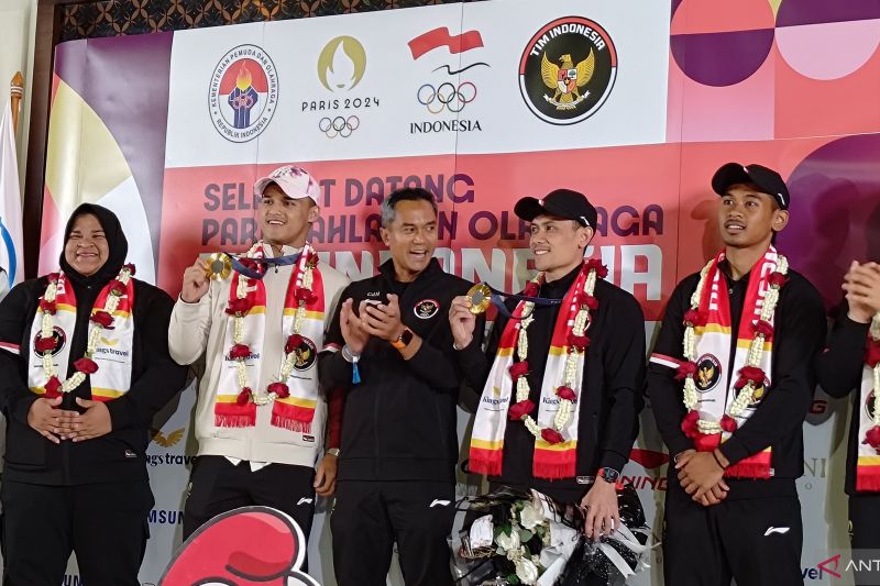 Atlet Nasional Raih Medali di Olimpiade Paris 2024, Tiba di Tanah Air