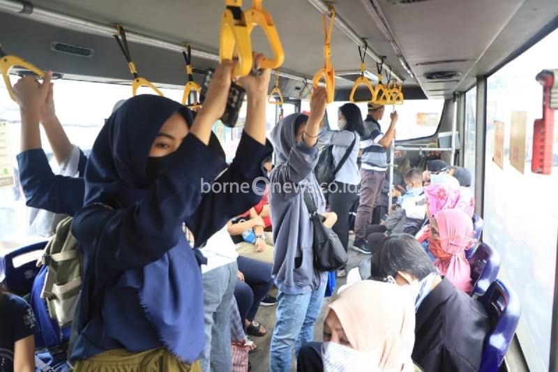 Dishub mencatat pengguna Bus Rapid Transit (BRT) Tangerang Ayo (Tayo) selama semester I-2024 meningkat dibandingkan periode yang sama di tahun lalu. ANTARA/HO-Pemkot Tangerang