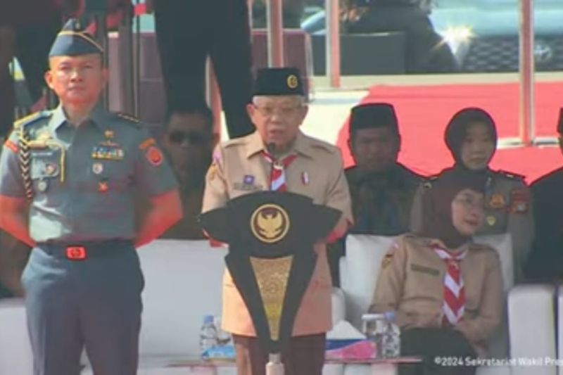 Wapres Harap Pramuka Jaga Nilai Pancasila di Era Globalisasi