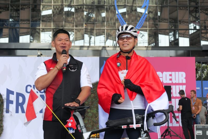Royke Lumowa, Gowes 20.000 Km untuk Dukung Olimpiade Paris