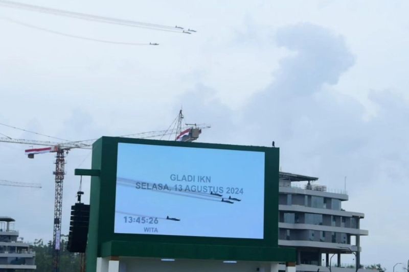Kesiapan TNI AU untuk Demo Udara HUT ke-79 Kemerdekaan RI