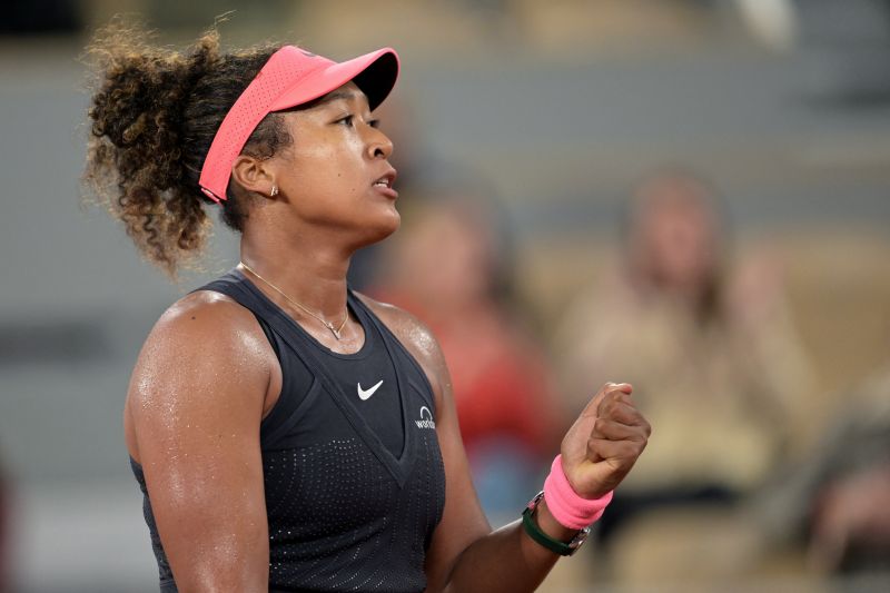 Petenis putri Jepang Naomi Osaka. (ANTARA/AFP/BERTRAND GUAY)
