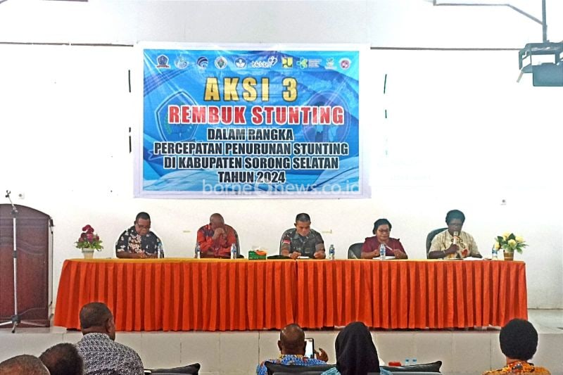 Upaya Pemkab Sorong Selatan Konvergensi Atasi Stunting