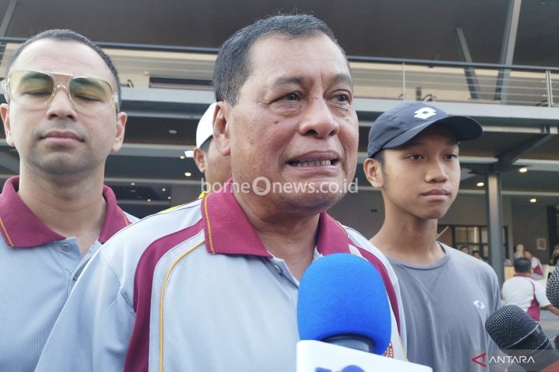Wakil Ketua Umum Partai Golkar Nurdin Halid di Jakarta, Rabu (14/8/2024). (ANTARA/Bagus Ahmad Rizaldi)