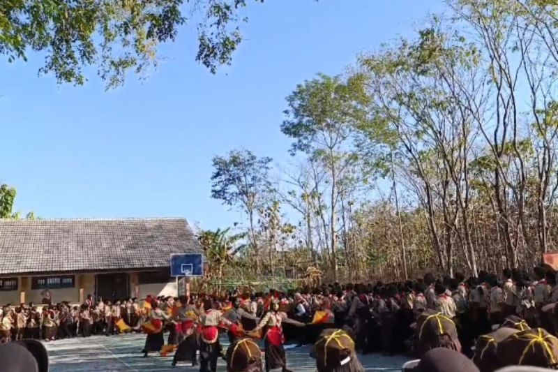 Pohon tumbang menimpa siswa di Kabupaten Wonogiri, Jawa Tengah, Rabu (14/8/2024). ANTARA/HO-Dokumentasi warga.