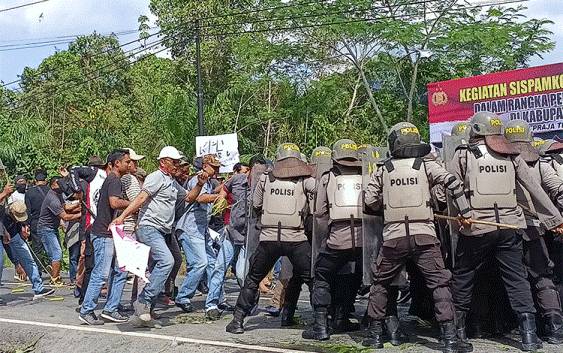 Polres Pulang Pisau Gelar Latihan Sispamkota Antisipasi Ricuh Pilkada 2024