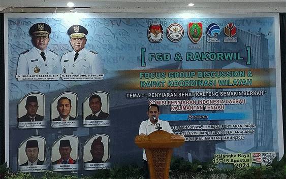 KPID Kalteng Gelar FGD untuk Wujudkan Penyiaran Sehat pada Pilkada 2024