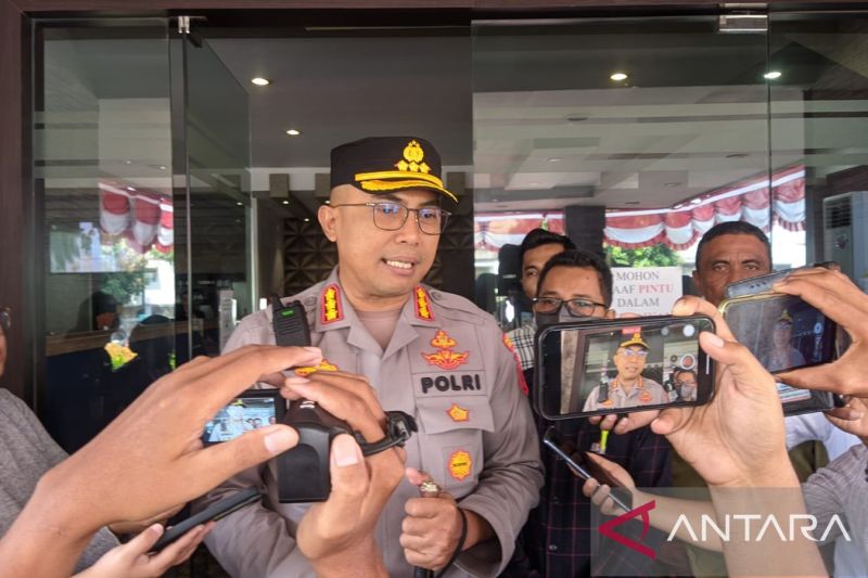 Kapolresta Serang Kota Kombes Pol Sofwan Hermanto, di Serang, Banten, Rabu (14/8/2024). ANTARA/Desi Purnama Sari.