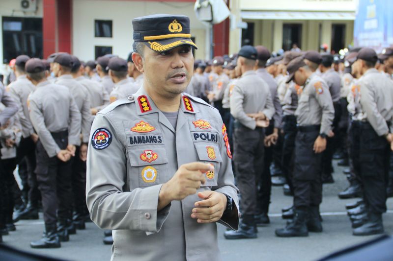 Kabid Humas Polda Malut, Kombes Pol Bambang Suharyono, Rabu (14/8/2024). ANTARA/Abdul Fatah (Abdul Fatah)