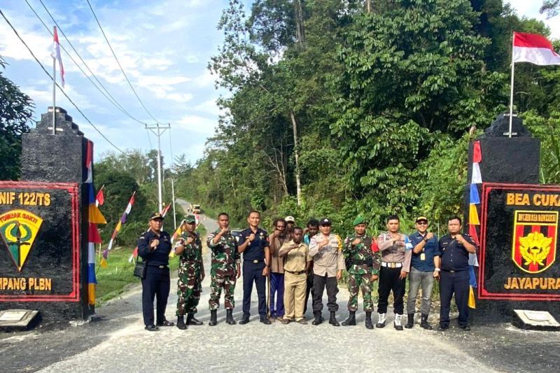 Tugu PLBN di Keerom Jadi Simbol Kemajuan Pembangunan 2024
