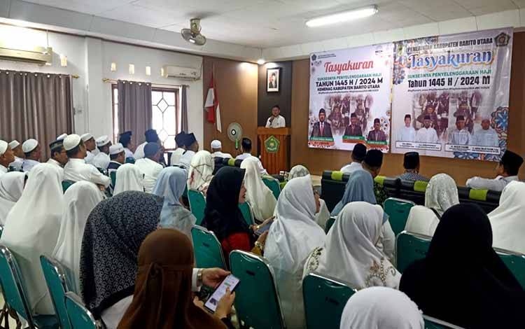 Pj Bupati Barito Utara Apresiasi Kesuksesan Penyelenggaraan Ibadah Haji 2024