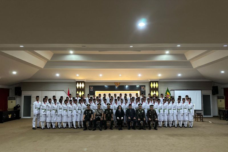 Pengukuhan Paskibraka Kota Kediri 2024, Persiapkan HUT RI