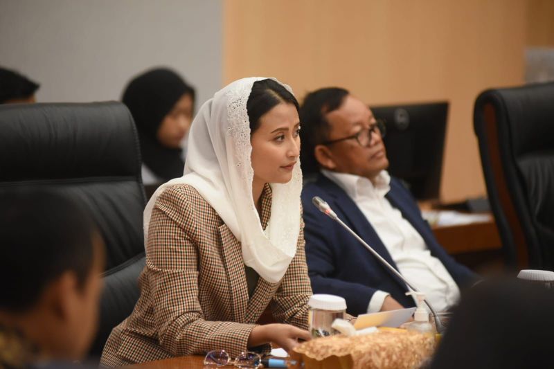 Arsip - Anggota DPR RI Dyah Roro Esti dalam kegiatan forum group discussion bersama ASEAN Parliamentaries for Human Rights (APHR). ANTARA/Dokumentasi pribadi