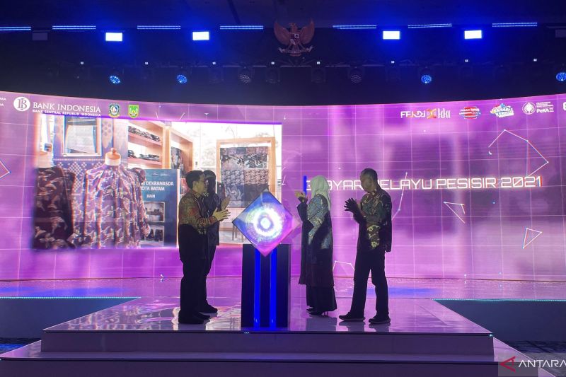 Acara Gebyar Melayu Pesisir 2024 yang diselenggarakan oleh Bank Indonesia Kepulauan Riau di Hotel Marriot Harbour Bay Batam. (ANTARA/Jessica)