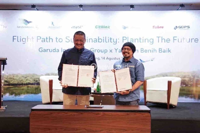 Garuda Indonesia Jalin Kerja Sama, Tanam 4.000 Bibit Mangrove