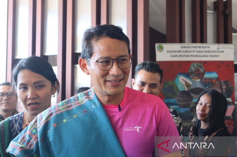 Menteri Pariwisata dan Ekonomi Kreatif (Menparekraf) Sandiaga Salahuddin Uno. ANTARA/Gecio Viana