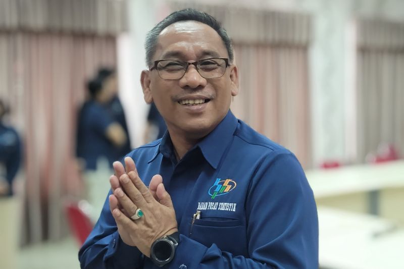 Kepala Badan Pusat Statistik (BPS) Aidil Adha, di Manado, Kamis (15/8/2024). ANTARA/Nancy L Tigauw