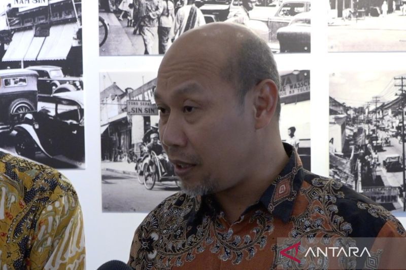 Deputi Bidang Koordinasi Revolusi Mental, Pemajuan Kebudayaan dan Prestasi Olahraga Kemenko PMK Warsito di Antara Heritage Center, Jakarta, Kamis (15/8/2024). ANTARA/Setyanka Harviana Putri.