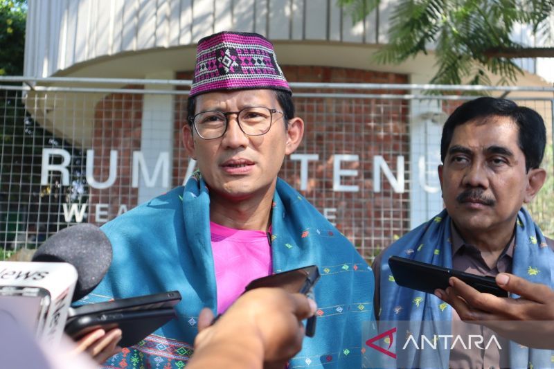 Menteri Pariwisata dan Ekonomi Kreatif (Menparekraf) Sandiaga Salahuddin Uno. ANTARA/Gecio Viana