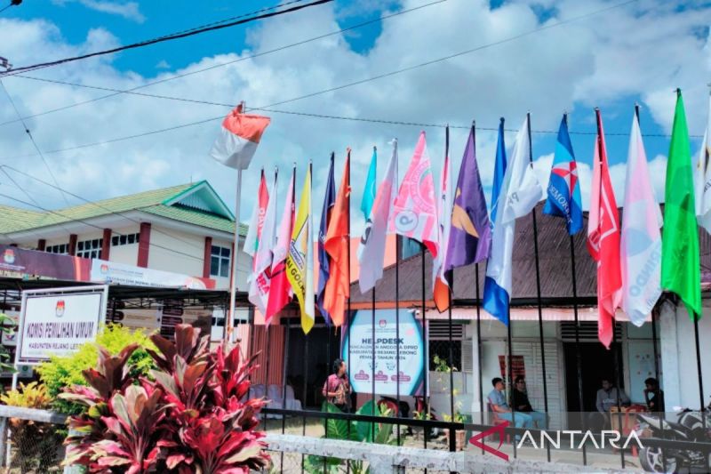 Kantor Komisi Pemilihan Umum (KPU) Kabupaten Rejang Lebong. (ANTARA/Nur Muhamad)