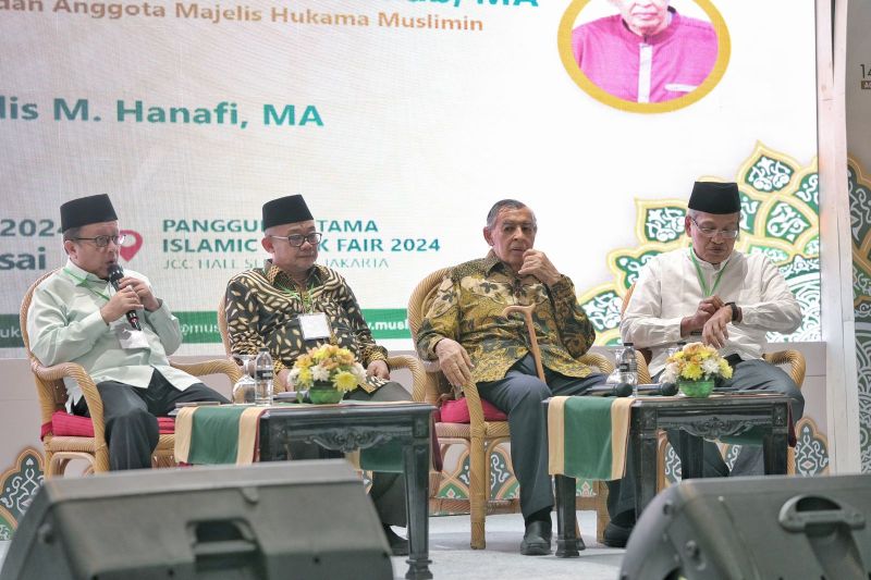 Gelar wicara (Talk Show) bertajuk 'Peran Lembaga Keagamaan dalam Mendukung Perdamaian Dunia, Belajar dari Pengalaman NU dan Muhammadiyah, yang diinisiasi Majelis Hukama Muslimin (MHM) di Jakarta Kamis (15/8/2024). ANTARA/HO-Majelis Hukama.