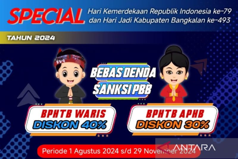 Pemkab Bangkalan Luncurkan Relaksasi PBB dan BPHTB 2024