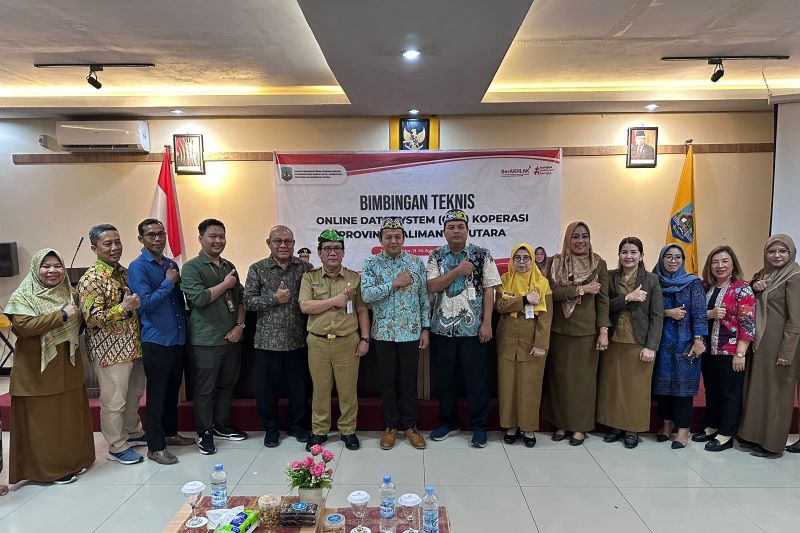 Dinas Perindustrian Perdagangan dan Koperasi (Disperindagkop) Provinsi Kalimantan Utara (Kaltara) menggelar kegiatan Online Data Sistem (ODS) Koperasi dan UKM. ANTARA/HO-DKISP Kaltara