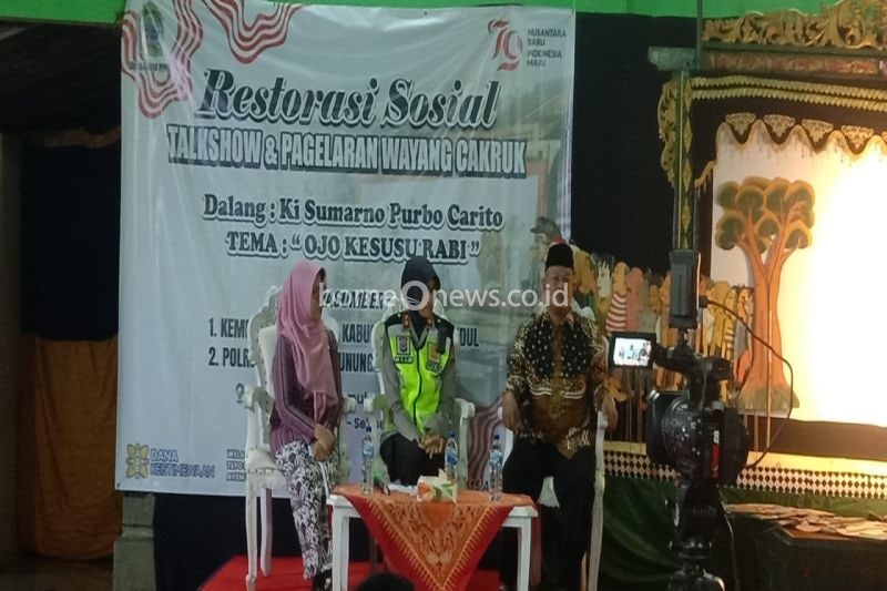 Dinas Sosial PPPA Gunungkidul sosialisasi pencegahan pernikahan dini. (ANTARA/HO-Humas Pemkab Gunungkidul)