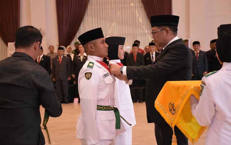 54 Siswa dan Siswi Dikukuhkan sebagai Paskibraka Kabupaten Kapuas 2024