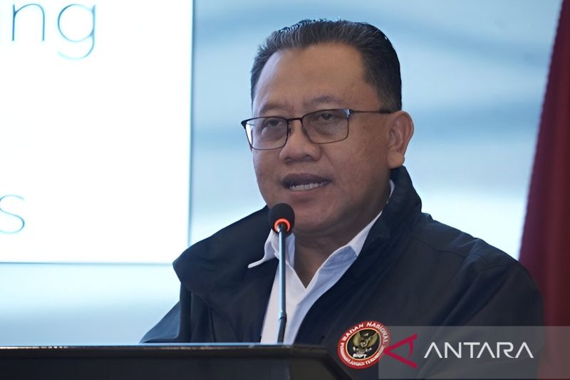 Deputi I Bidang Pencegahan, Perlindungan, dan Deradikalisasi BNPT RI Roedy Widodo pada acara Penguatan Kampus Kebangsaan dengan tema Jaga Kampus Kita Universitas Mulia, Balikpapan, Kalimantan Timur, Kamis (15/8/2024). ANTARA/HO-BNPT RI