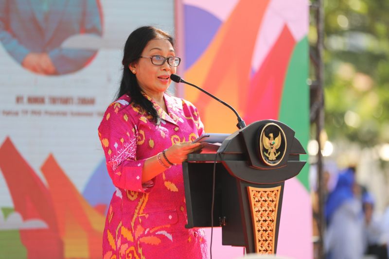 Menteri PPPA Bintang Puspayoga enggan komentar isu reshuffle kabinet