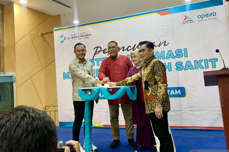 Rumah Sakit Hj. Bunda Halimah Batam luncurkan SIMRS. ANTARA/Amandine Nadja