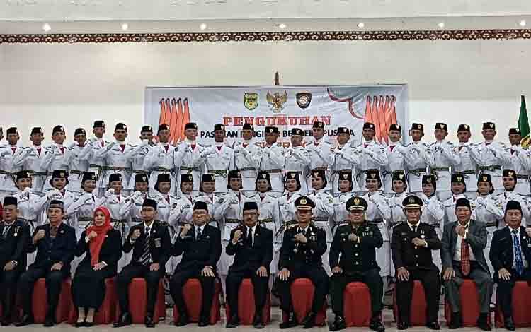 Anggota Paskibraka Gunung Mas Diharapkan Bisa Meneruskan Estafet Pembangunan Daerah