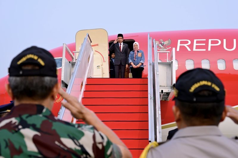 Jokowi Hadiri HUT Ke-79 RI dan Pimpin Apel di IKN Kalimantan