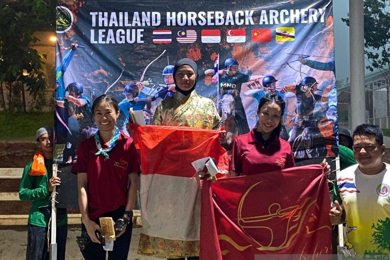 Tim Indonesia Dominasi Kejuaraan Panahan Berkuda Thailand 2024