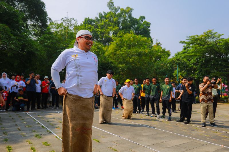 Lomba HUT RI di Tangerang Selatan, Semangat Gotong Royong Membangkitkan Kebersamaan