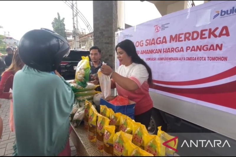 Program Siaga Merdeka Bulog, Stabilkan Harga Pangan di Sulut