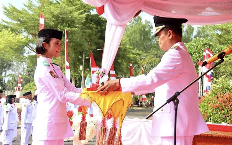 Pj Bupati Seruyan Pimpin Upacara Peringatan HUT ke-79 Republik Indonesia