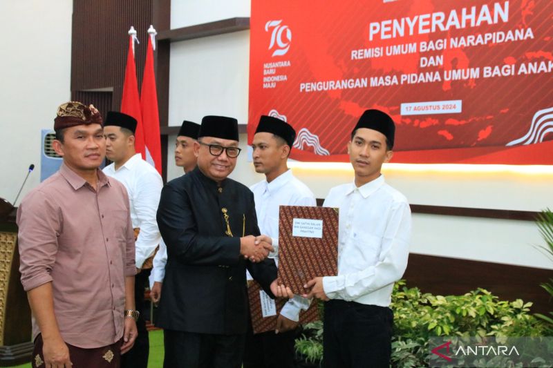 592 Narapidana Lapas Banyuwangi Terima Remisi Kemerdekaan RI
