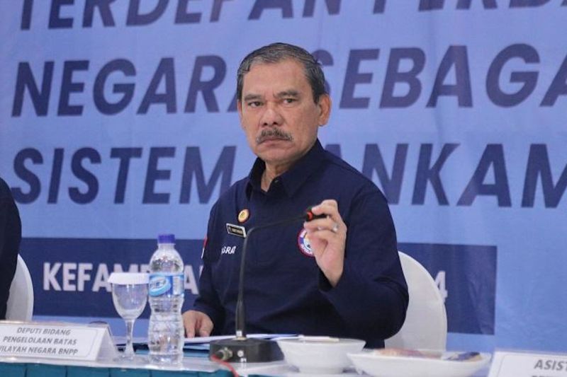 Deputi Bidang Pengelolaan Batas Wilayah Negara BNPP RI Robert Simbolon. (ANTARA/HO-Humas BNPP RI)