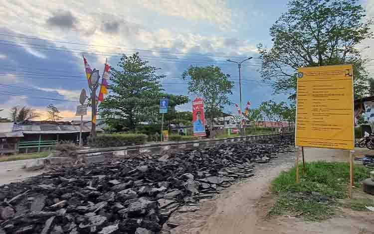 Rekonstruksi Jalan HM Arsyad Sampit Ditargetkan Selesai Sebelum Akhir Tahun