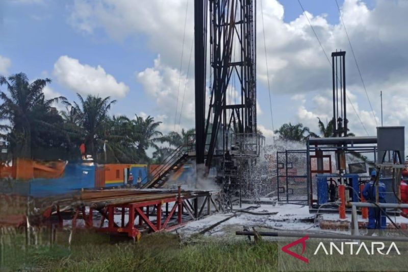 Kebakaran sumur minyak Pertamina EP di Aceh, empat kru luka bakar